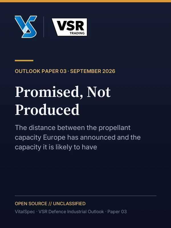 Report cover: Promised, Not Produced - Outlook Paper 03