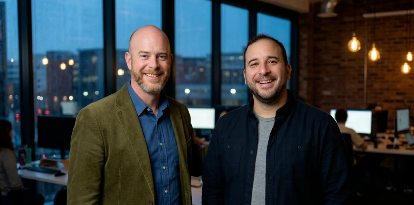 Charles Robinson and Hugh Simpson, founders of VitalSpec