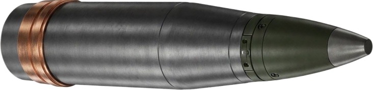 DIRK 127 mm shell render