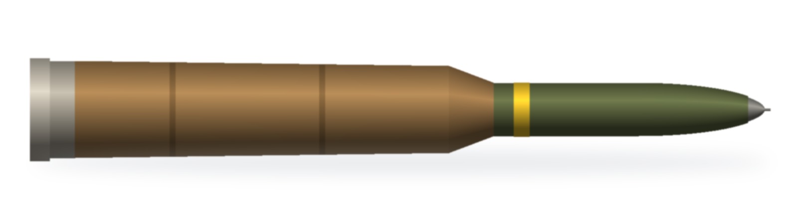 SKEAN 120 mm smoothbore HE round, illustrative render